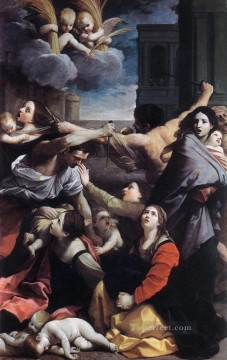  innocents Oil Painting - Massacre of the Innocents Baroque Guido Reni